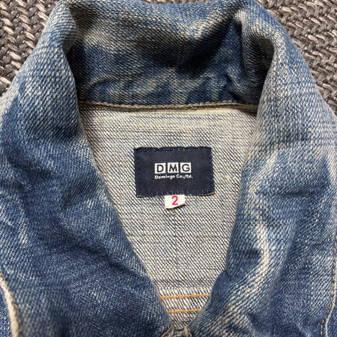 DMG 데님 청자켓 데미지 워싱(2) 상품이미지3
