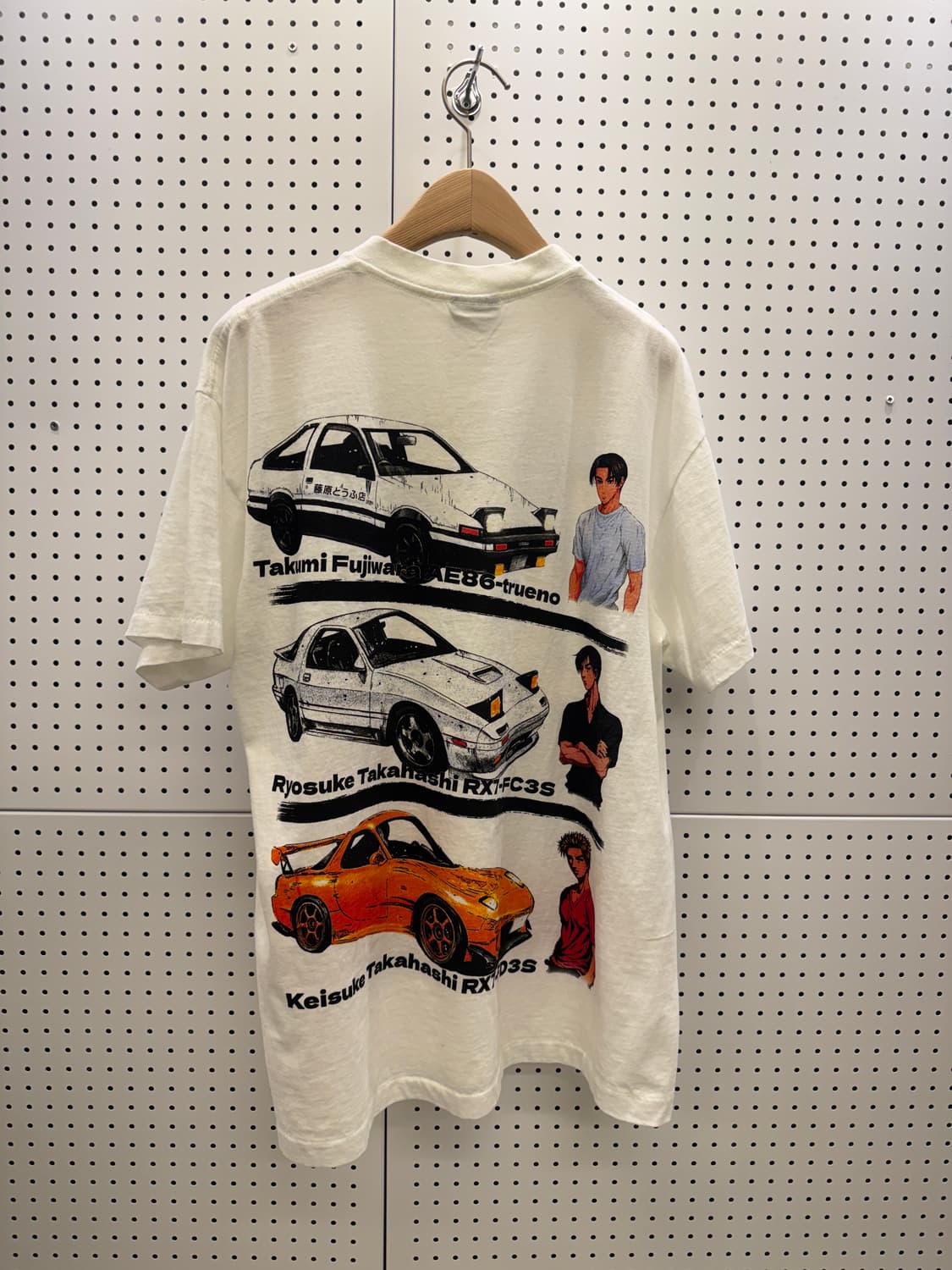 빈티지 이니셜D Fifth Stage 프린팅 반팔 티셔츠 U1597 상품이미지3