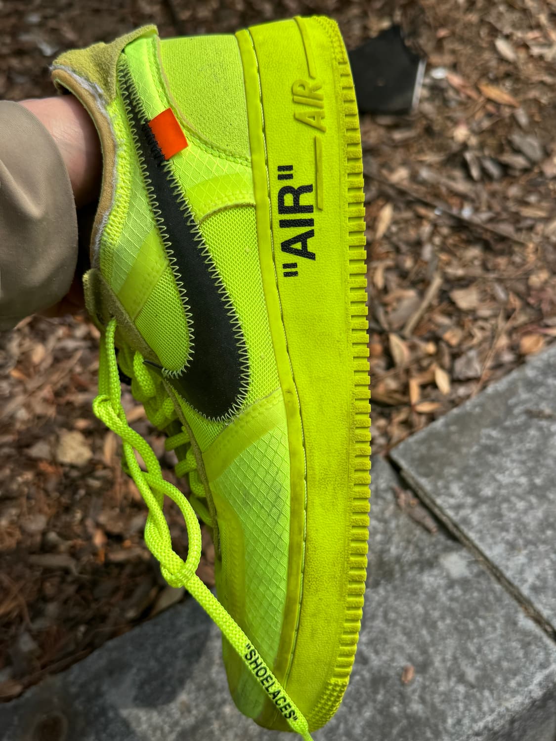 나이키  x 오프화이트 에어포스1 로우 볼트 상품이미지6