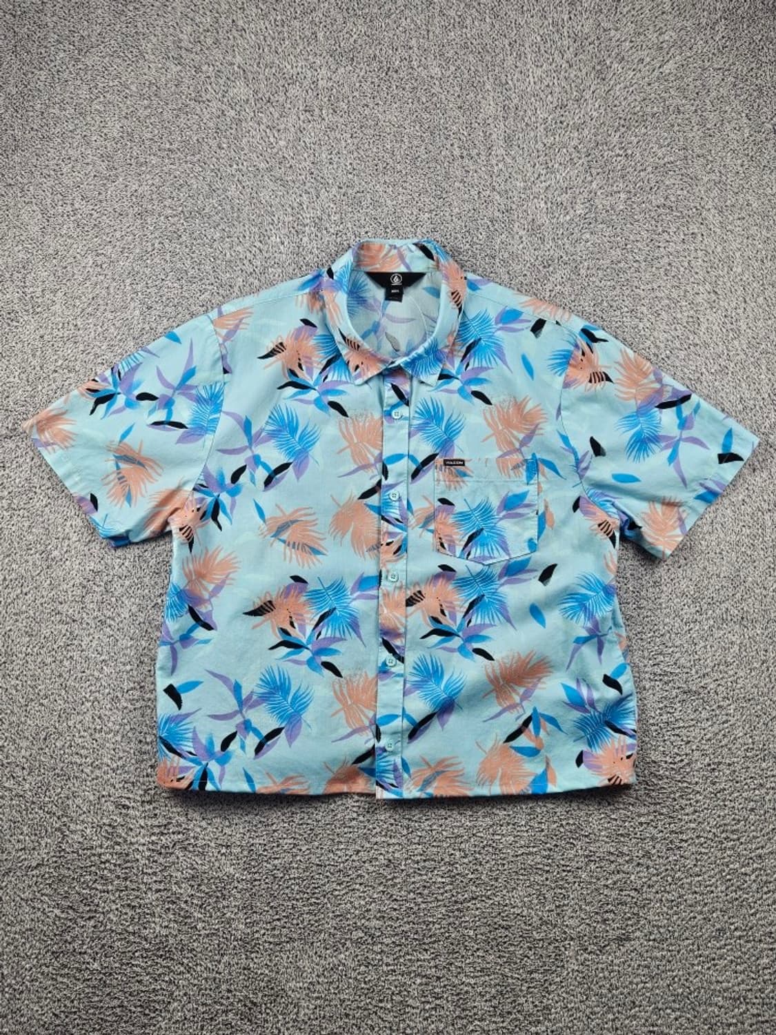 VOLCOM 하와이안 반팔 셔츠 크롭커스텀 ( L ) / 12611 상품이미지2