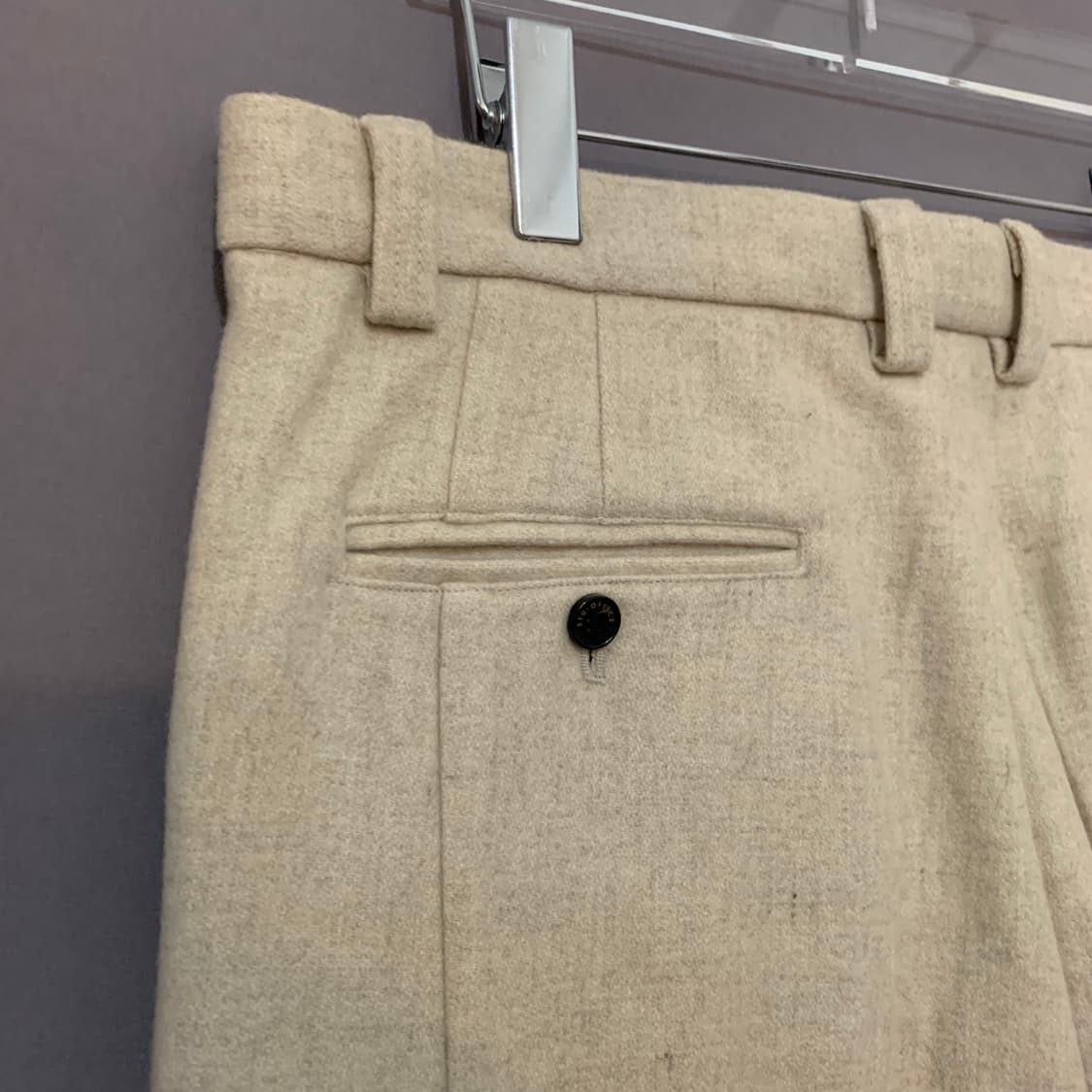 L STU 투턱 모직 울 슬랙스 팬츠 상품이미지4