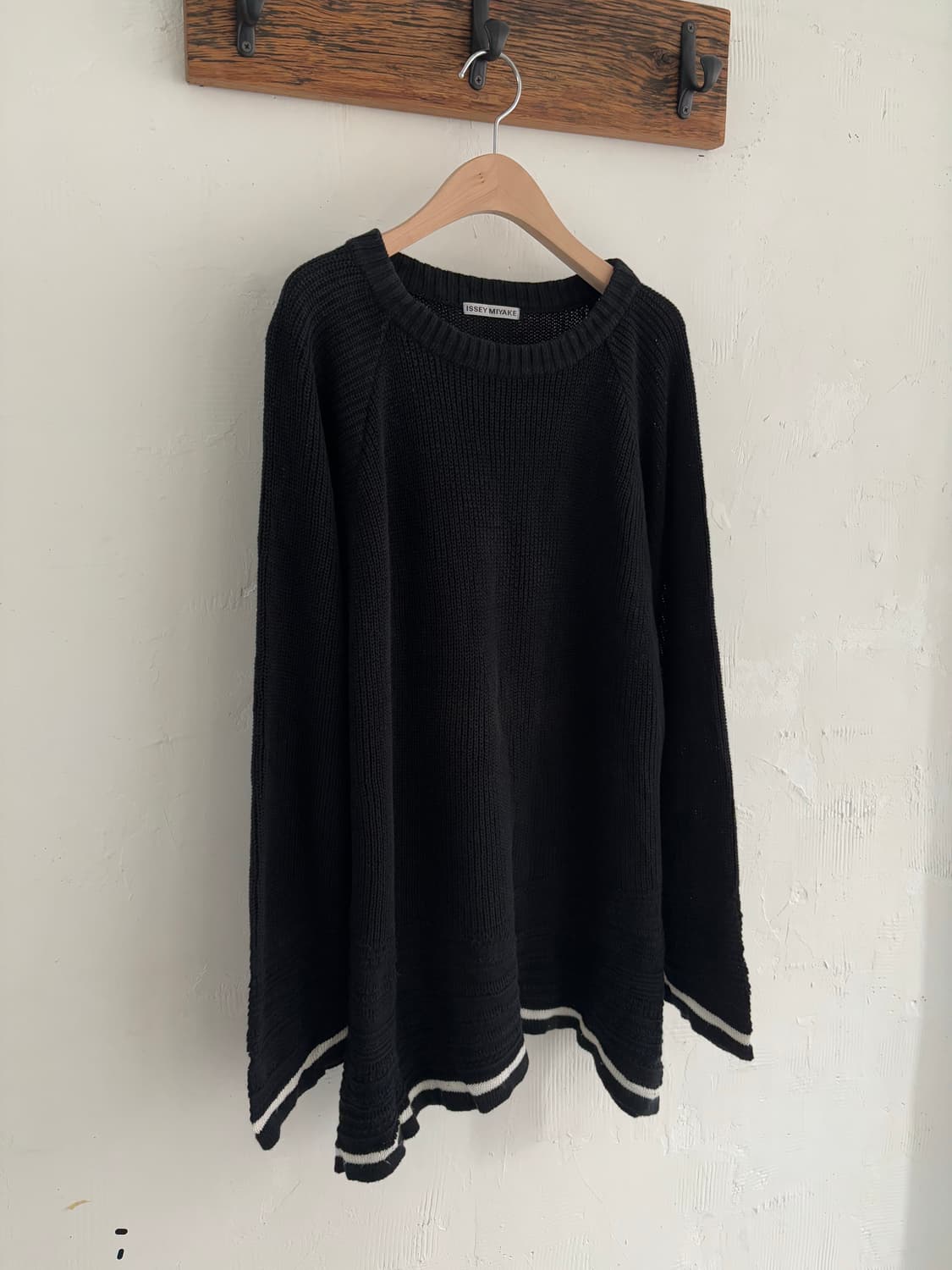 Issey Miyake 이세이미야케 90s 블랙 니트 상품이미지1