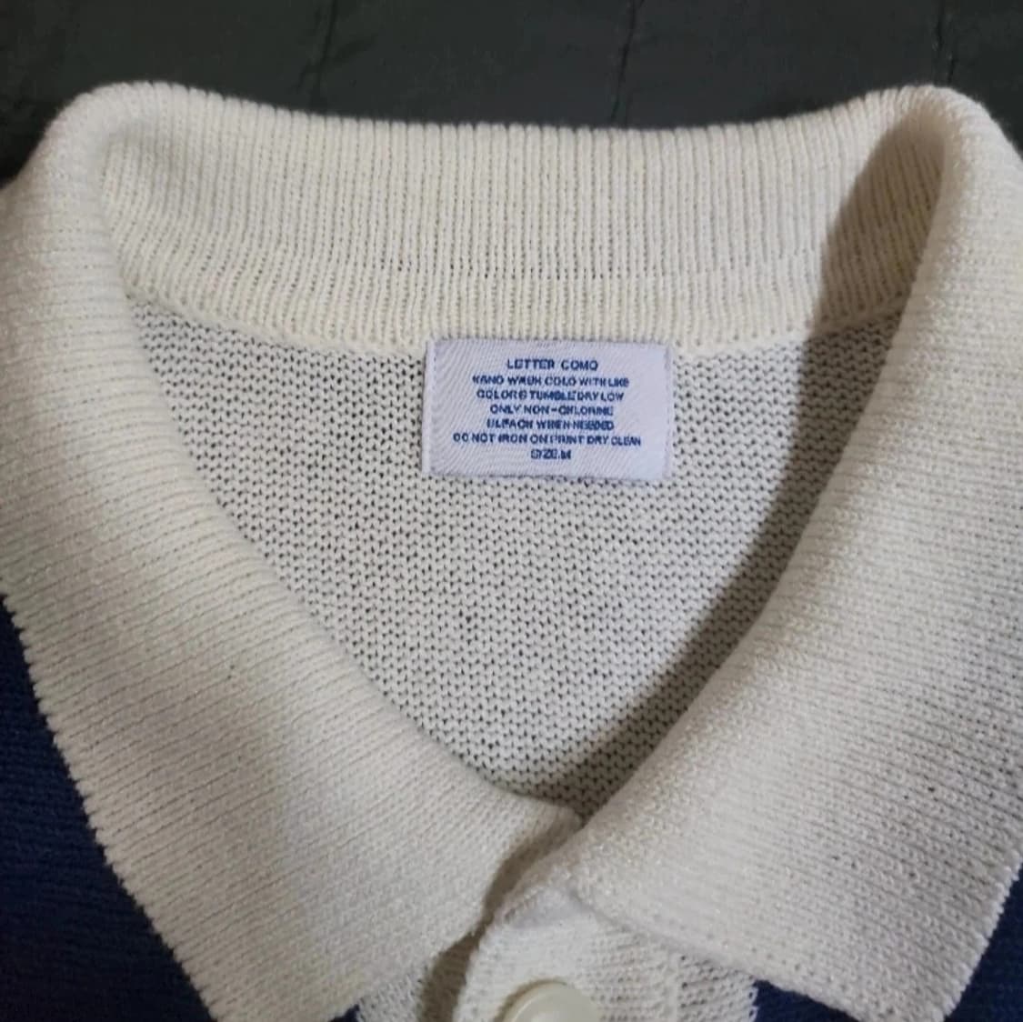 레테르코모 코스믹 가디건 셔츠 반팔 니트 M 상품이미지9