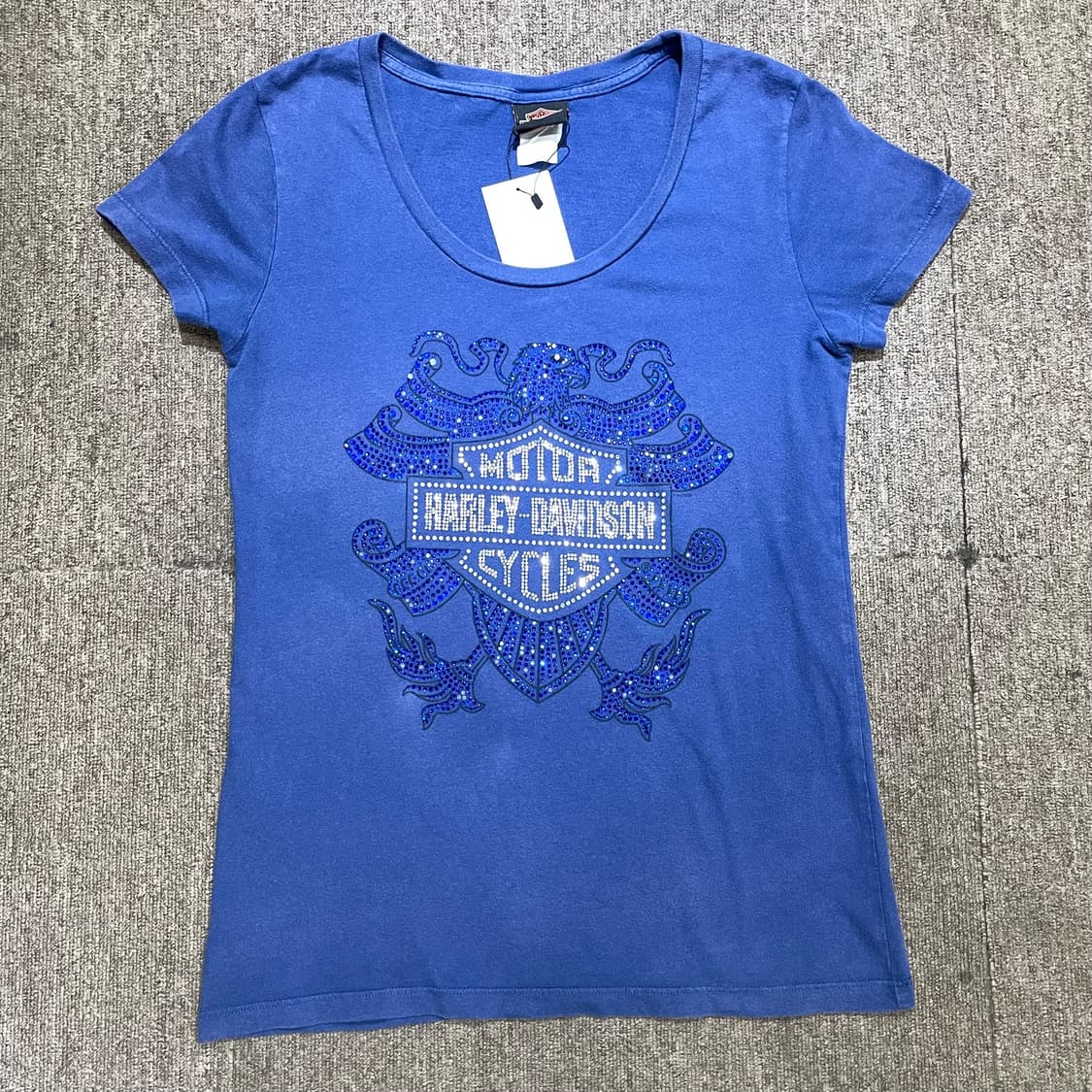  Harley Davidson 할리데이비슨 큐빅 반팔티   상품이미지4