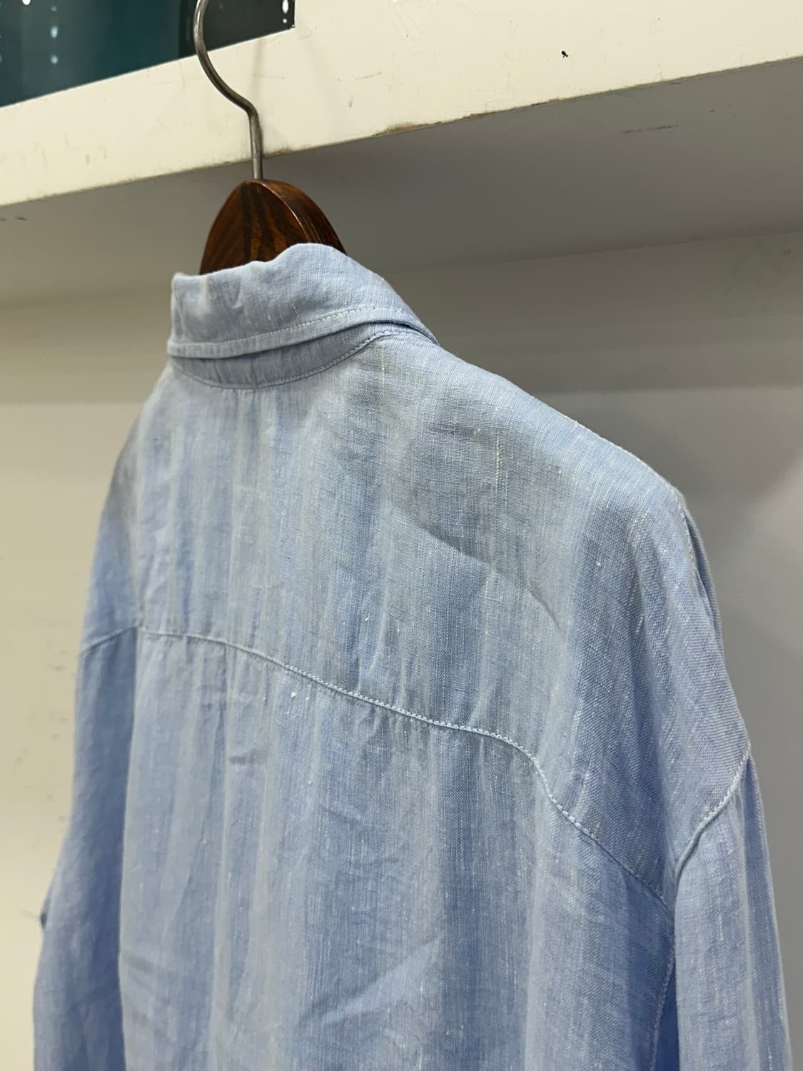 아르마니 진 남성 리넨 남방 상품이미지6