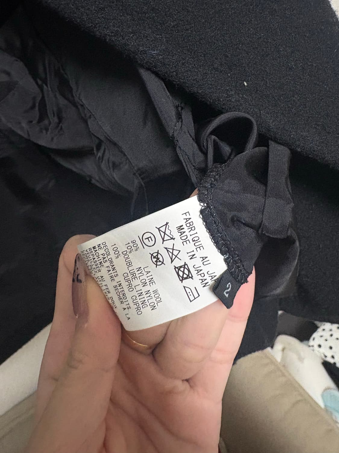 y's airy mossel 코트 상품이미지4