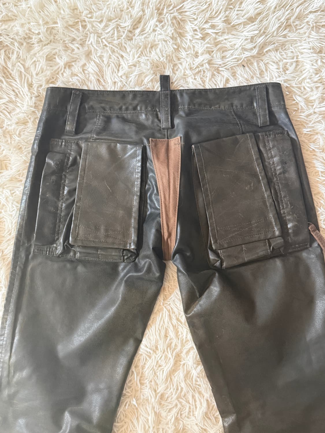 디스퀘어드2 03FW 레더 팬츠 상품이미지8