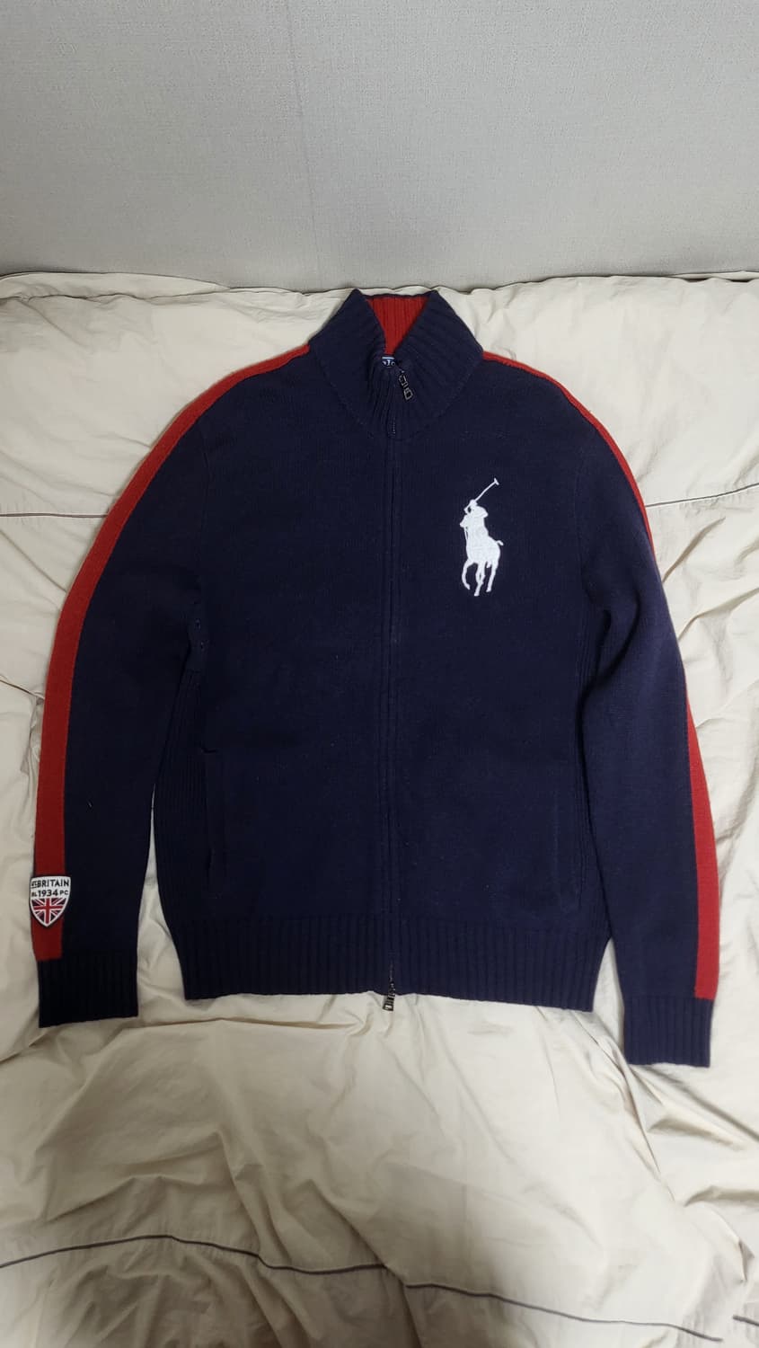폴로 빅포니 브리튼 니트 집업 상품이미지1