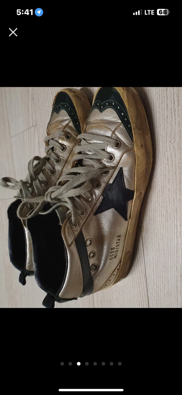 정품 골든구스 미드스타 실버 스니커즈 상품이미지2