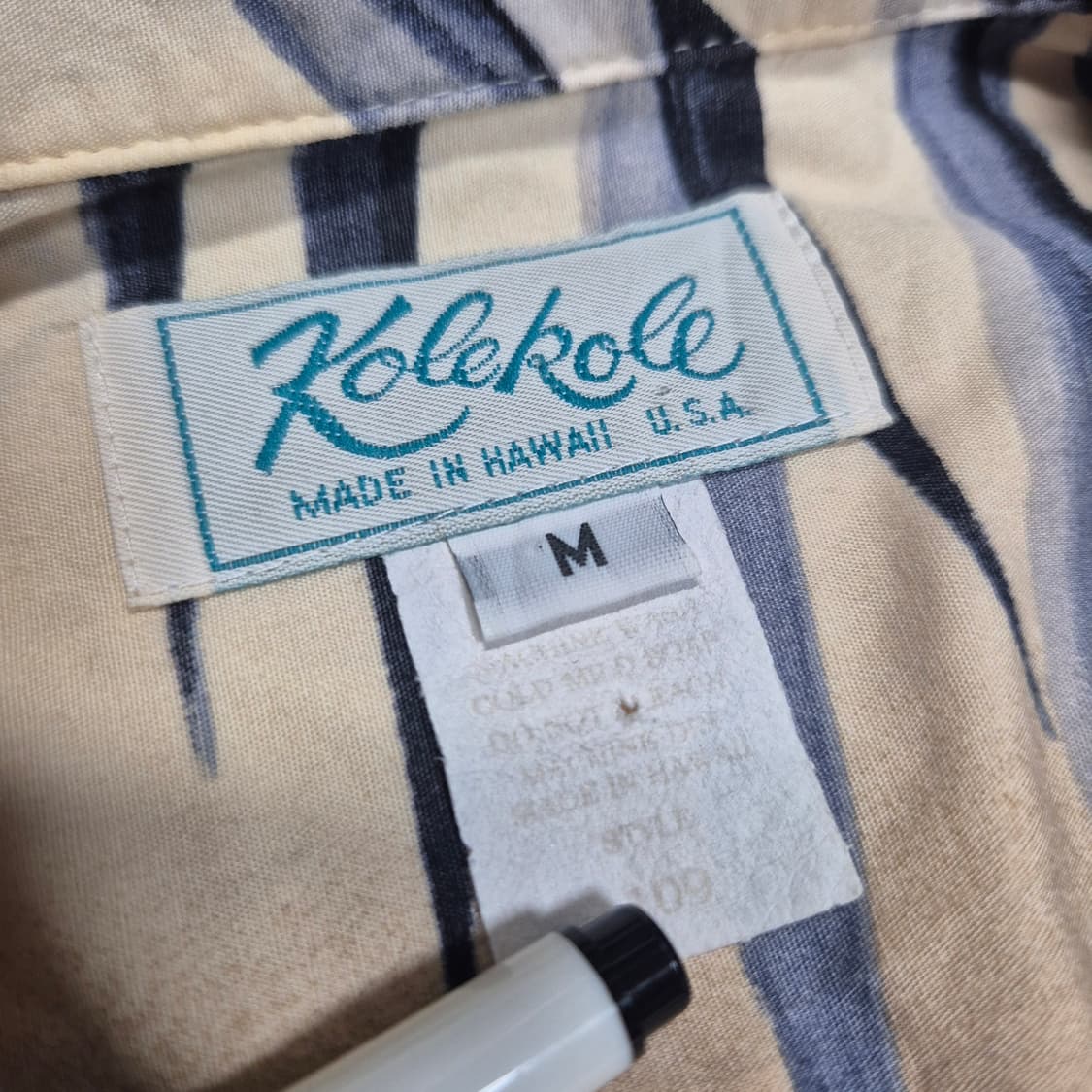 [M]90s US made 하와이안 -875 상품이미지3