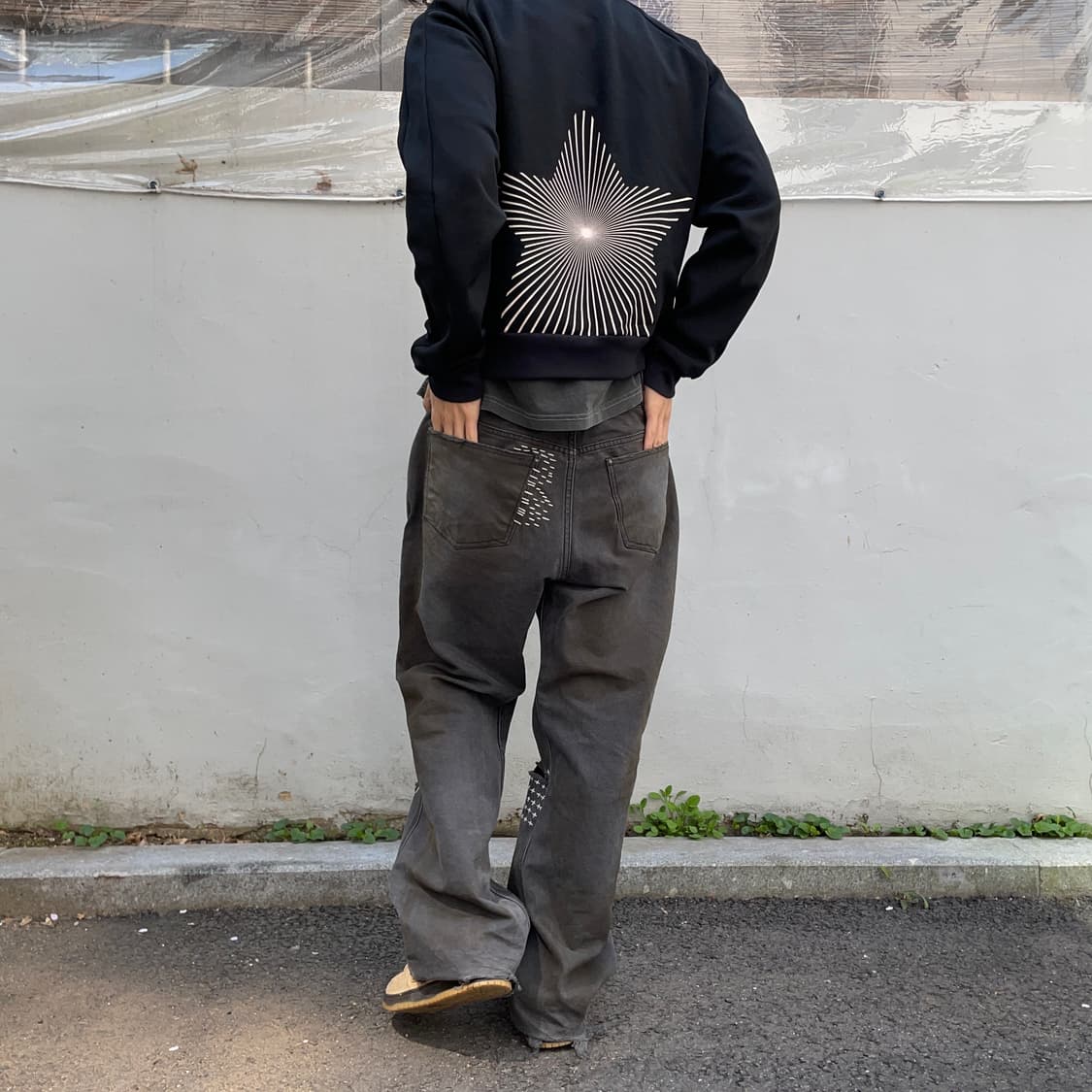 로스트타운서플라이 30Years Dying 워크팬츠 Sashiko 상품이미지9