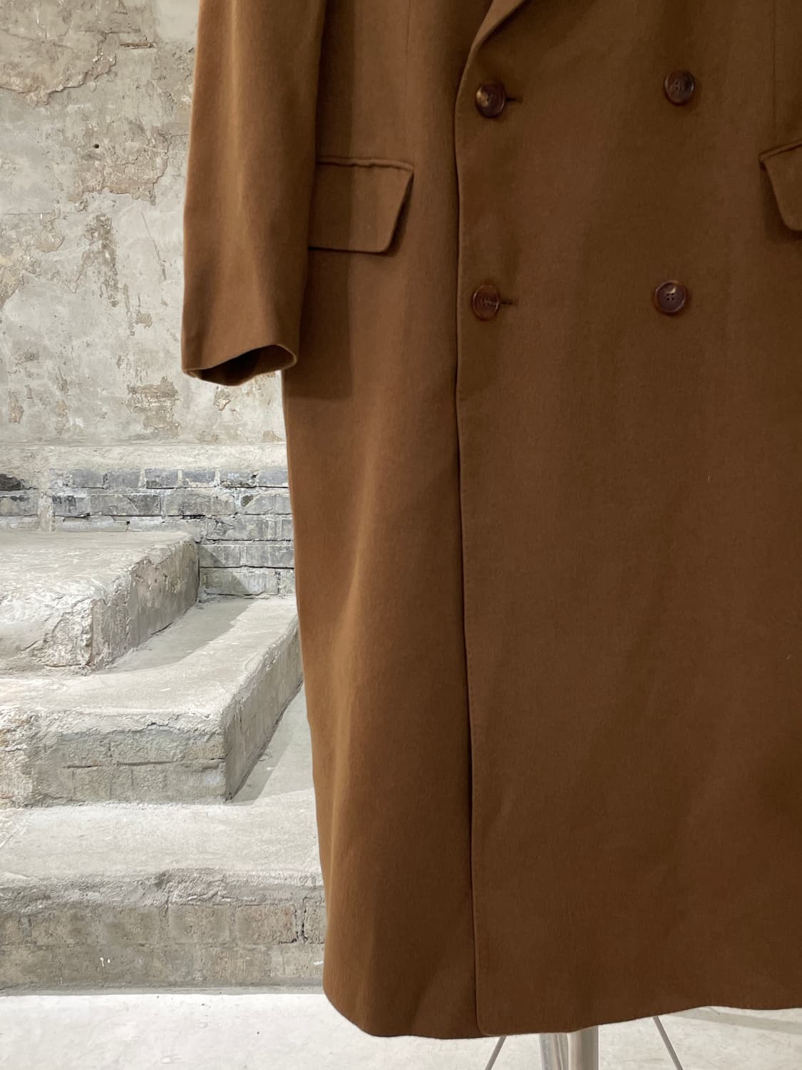 에두아르트 드레슬러 브라운 클래식 캐시미어 코트 상품이미지4