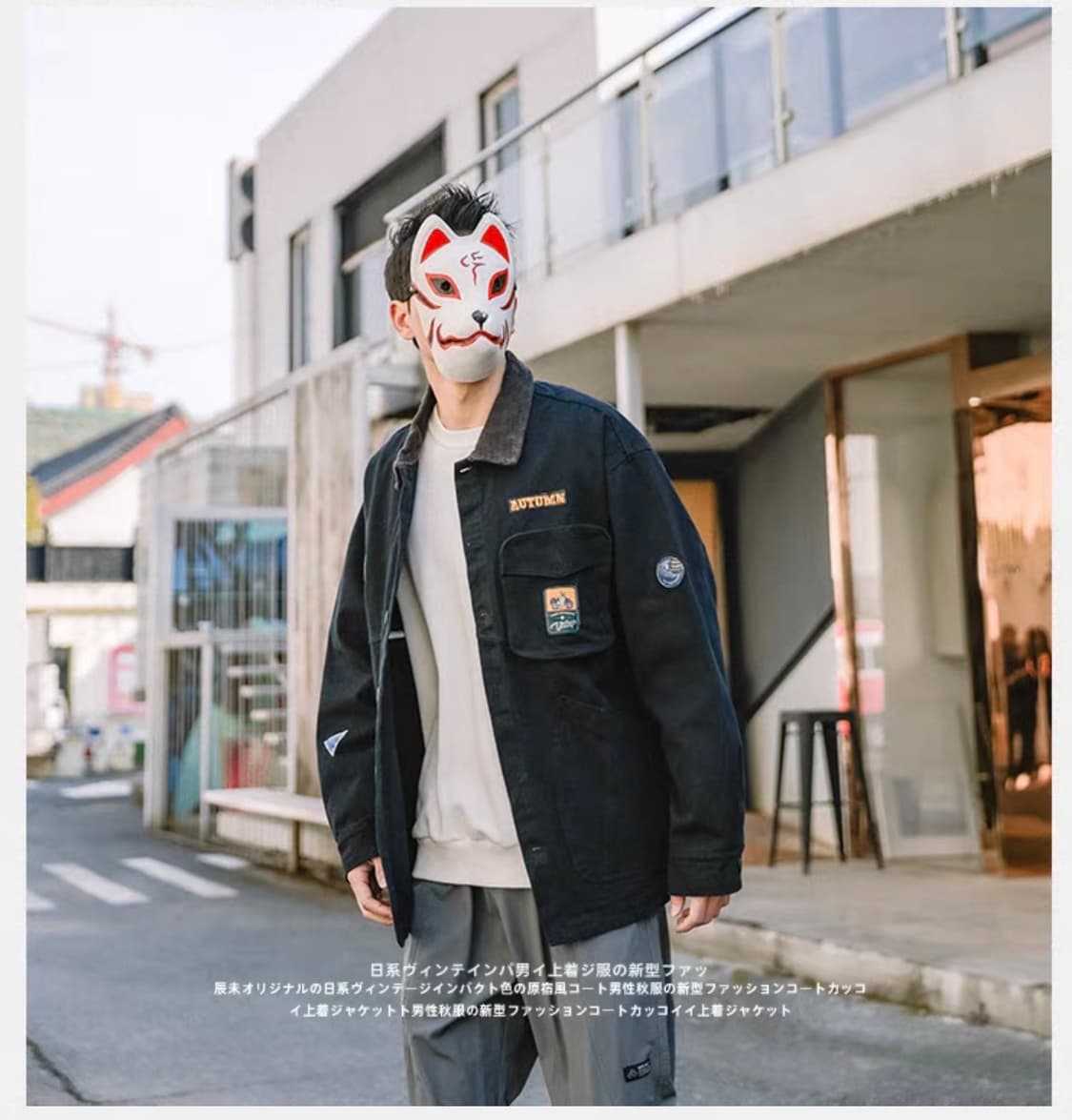 블랙 워크 자켓 M 새제품 상품이미지6