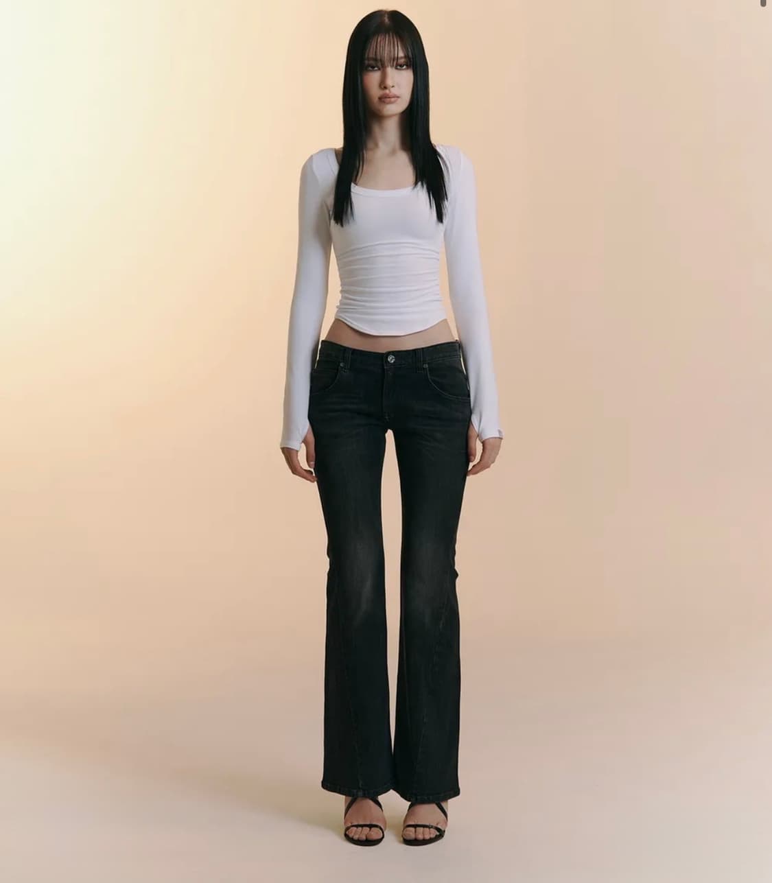 플리즈노팔로우  빈티지 부츠컷 데님 상품이미지2