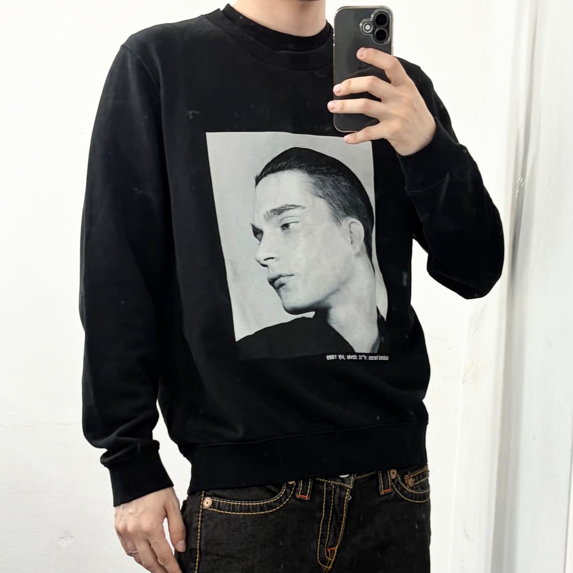 라프시몬스 아이솔레이트 맨투맨 상품이미지2