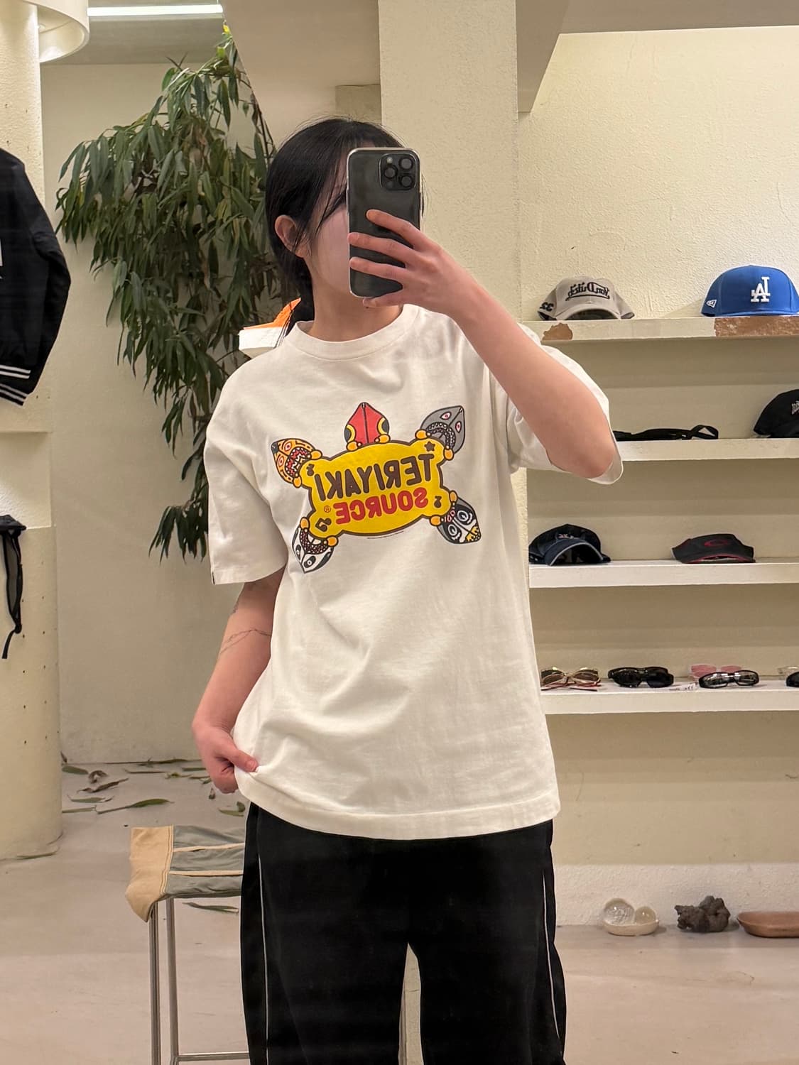 베이프 테리야키 소스 프린트 반팔 티셔츠 U410 상품이미지1