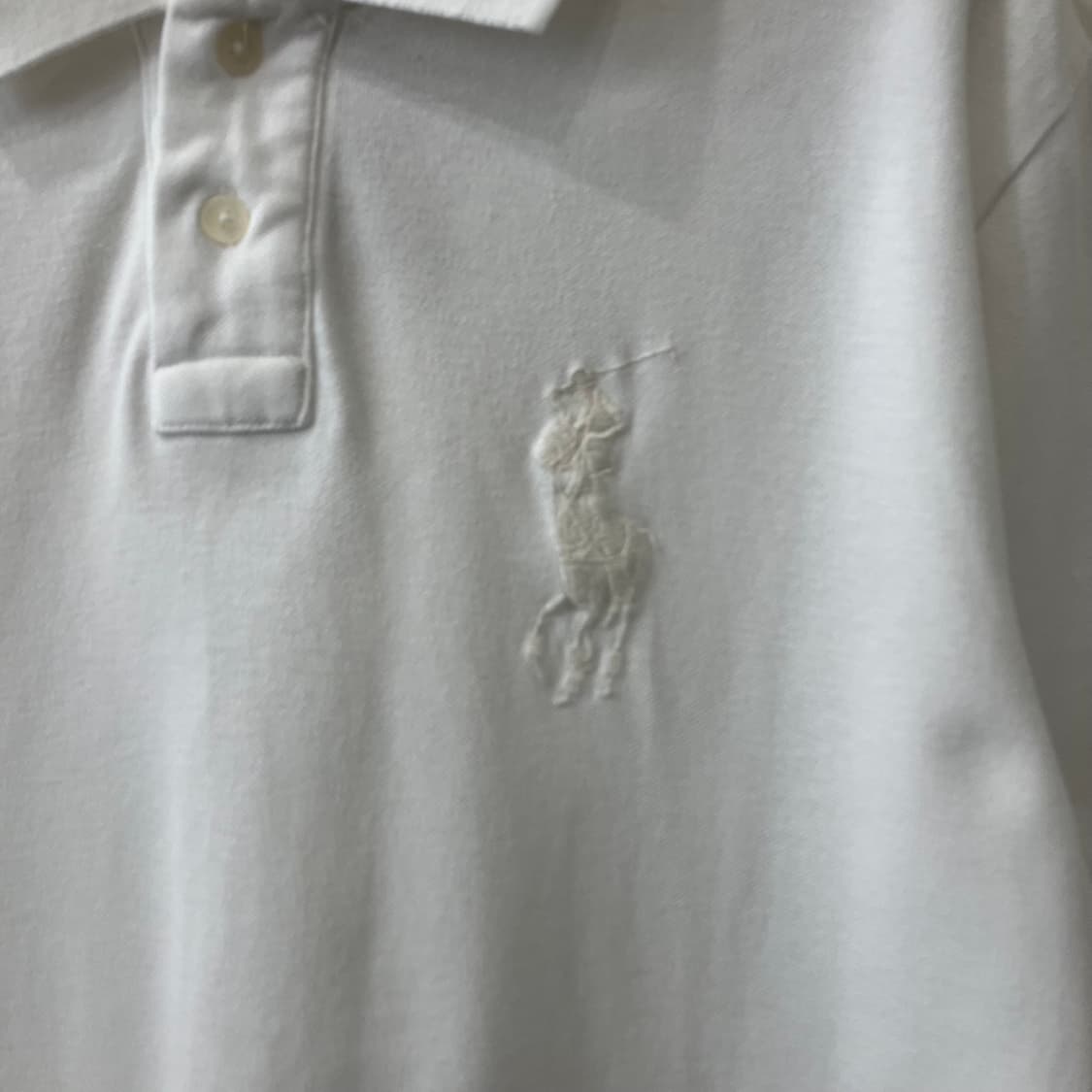 569 폴로 화이트 빅포니 카라 반팔 pk 상품이미지2