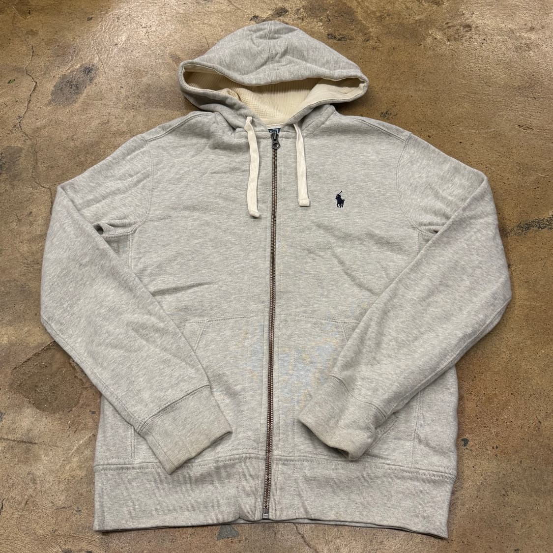 폴로 랄프로렌 그레이 후드집업 상품이미지2