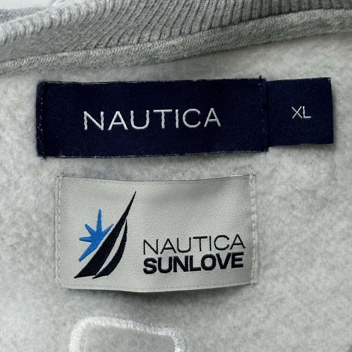 노티카 시그니처 로고 그레이 오버핏 맨투맨 (실측 XXL) 상품이미지7