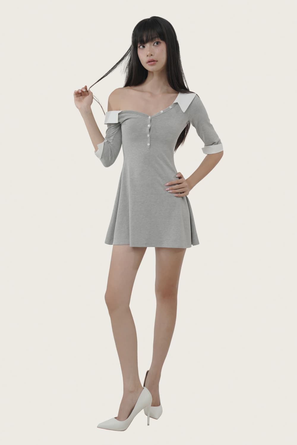 클리시어 타르트 버튼 업 드레스 / Tart button-up dress 상품이미지4