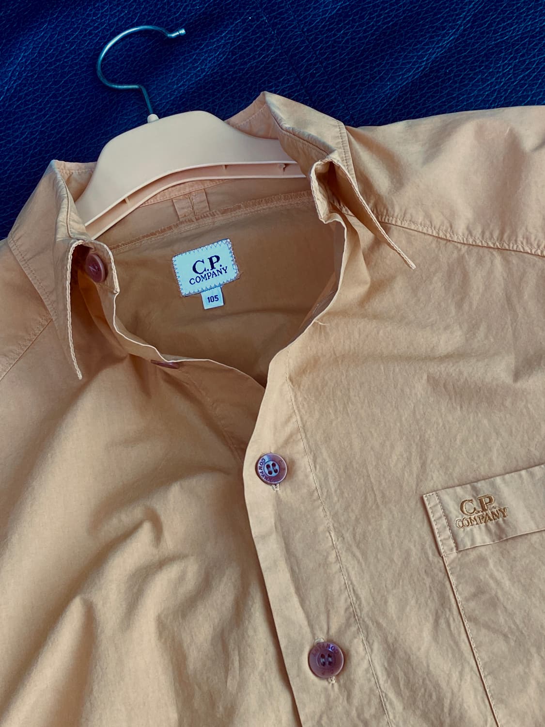 C.P. Company 긴팔 포켓 남방 셔츠 담황색 105 XL 상품이미지4