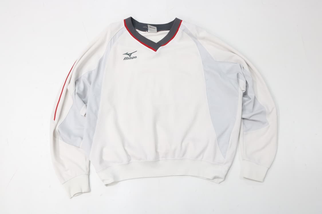 미즈노 테크니컬 브이넥 웜업 스웻셔츠 상품이미지2
