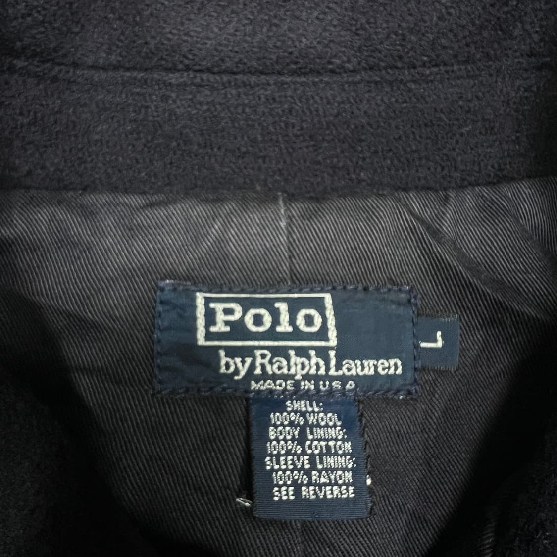 Polo 폴로 오리지널 미국판 울 포켓 초어자켓(L) 상품이미지5