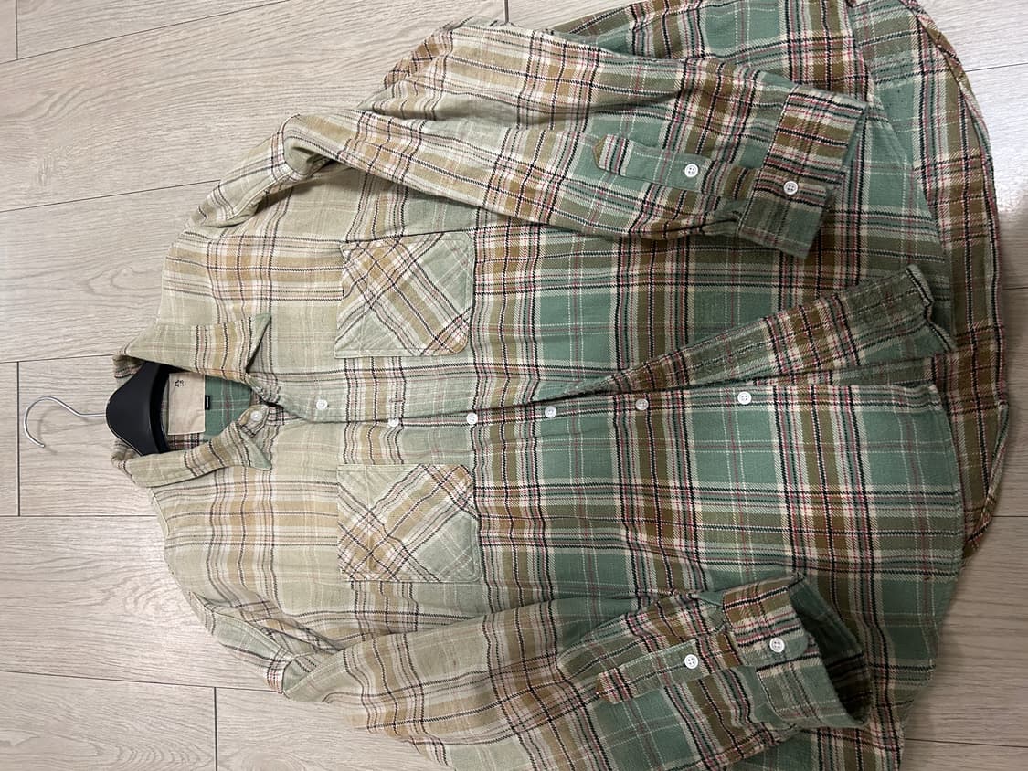 r13  드롭 넥 워크 셔츠 (변우석 셔츠) 상품이미지4