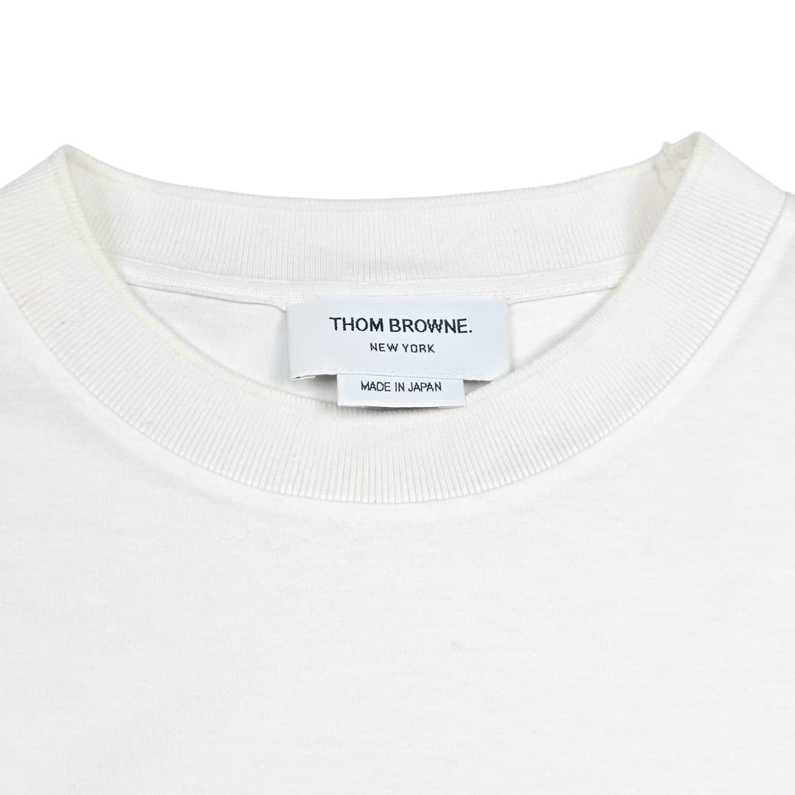 톰브라운 여성 포켓삼선 크롭 반팔 티셔츠 상품이미지6