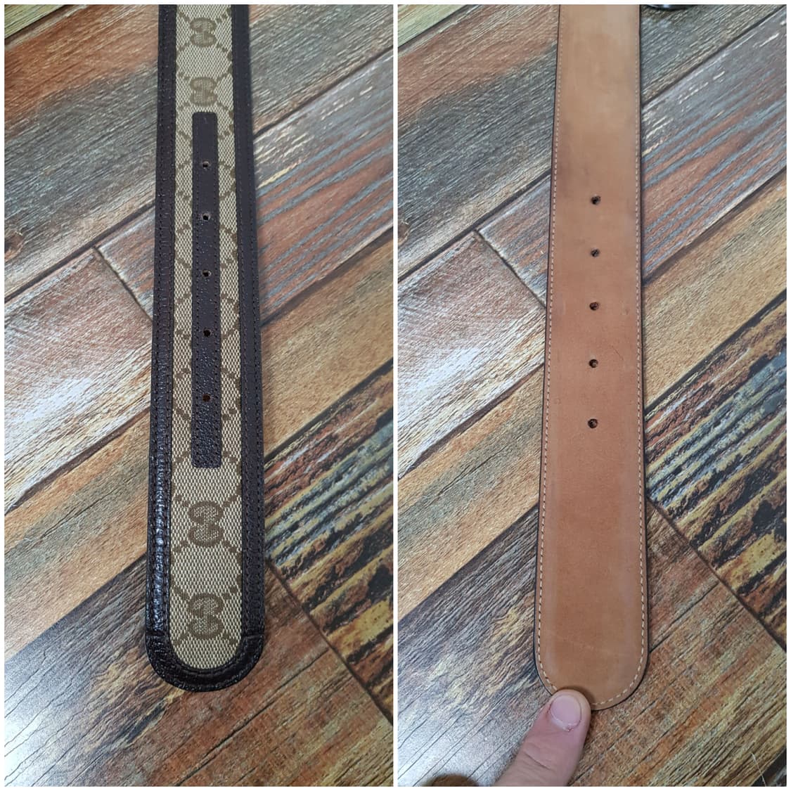 [34~38/정품] 구찌 GG 로고 벨트 브라운 상품이미지9