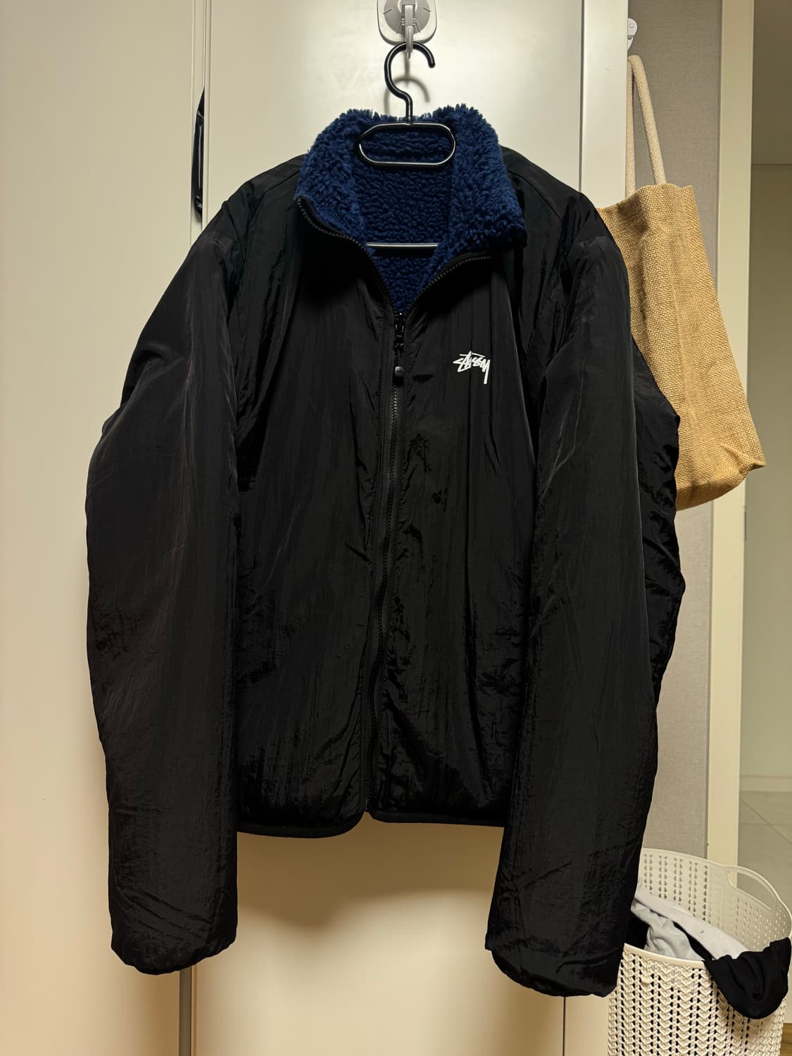 스투시 리버서블 후리스/L 상품이미지4