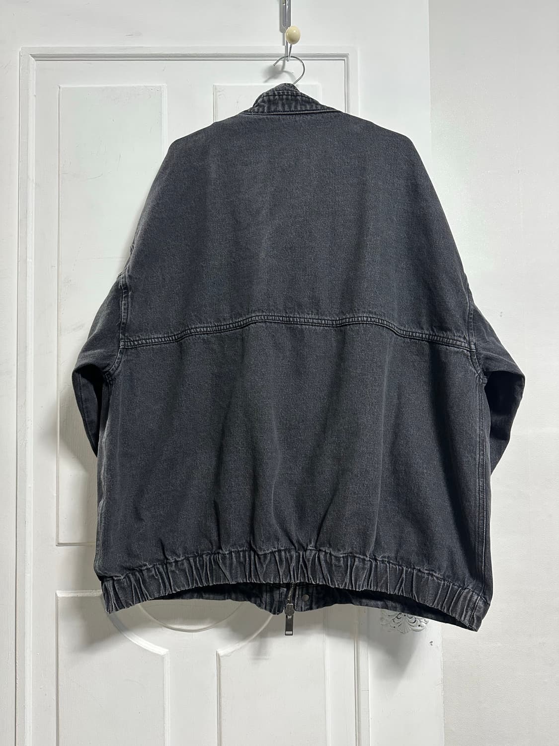 일꼬르소 벌룬핏 하이넥 데님 자켓 상품이미지2