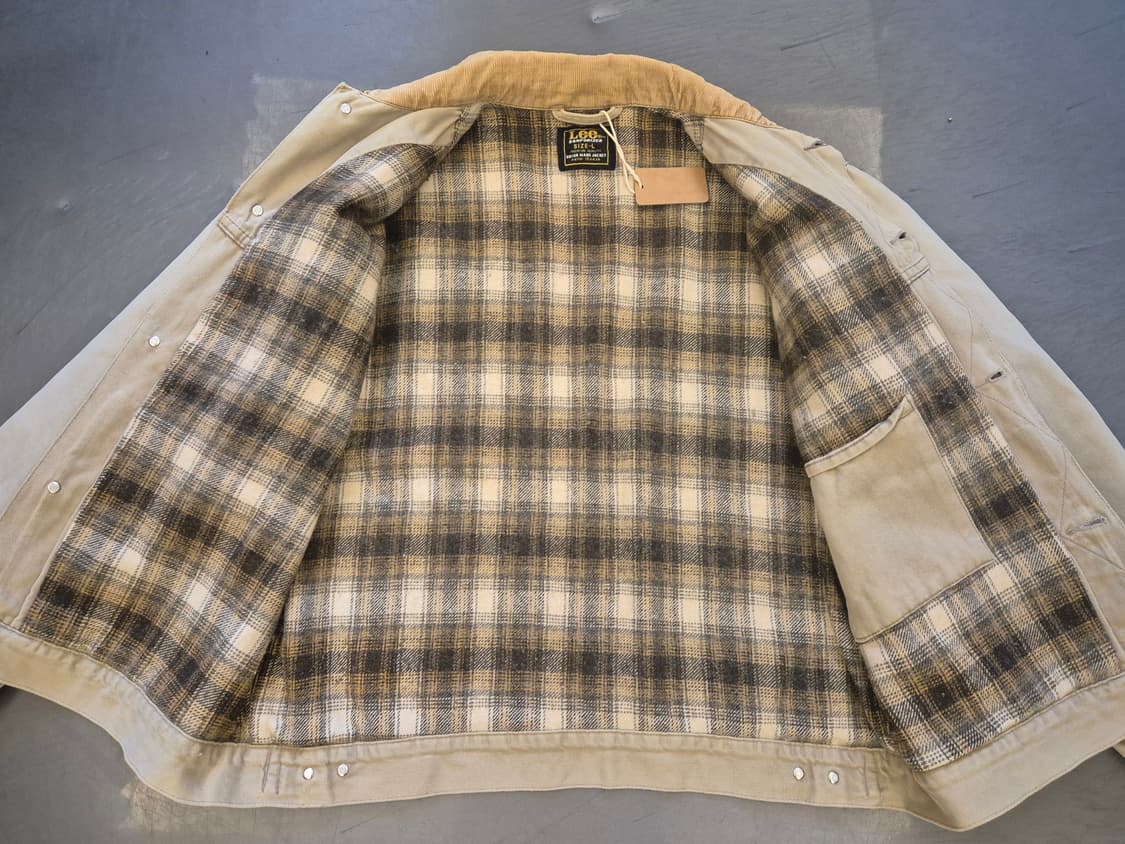 80s Lee corduroy collar jacket 상품이미지3