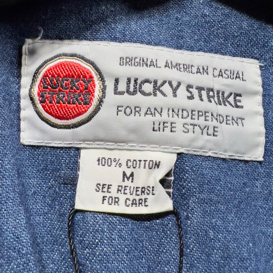 럭키스트라이크 워크 데님셔츠 상품이미지5