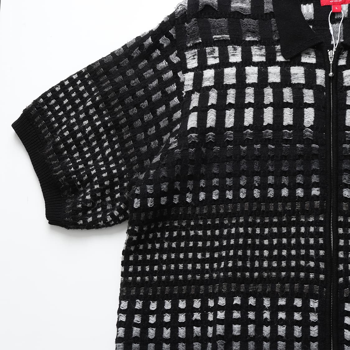 슈프림 Supreme Gradient Grid Zip Up Polo 상품이미지9