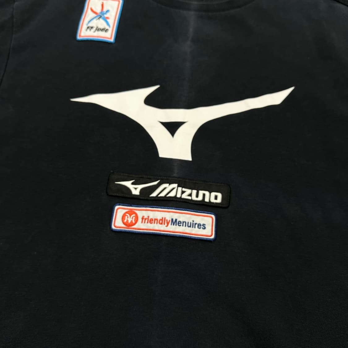 ✨ (바배) 미즈노 유도 쥬도 레트로 블랙 반팔티  상품이미지6