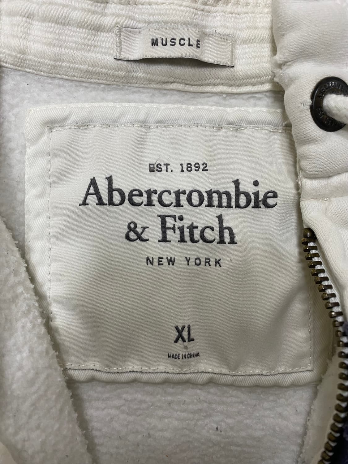 아베크롬비 후드집업 타이거 xl 상품이미지2