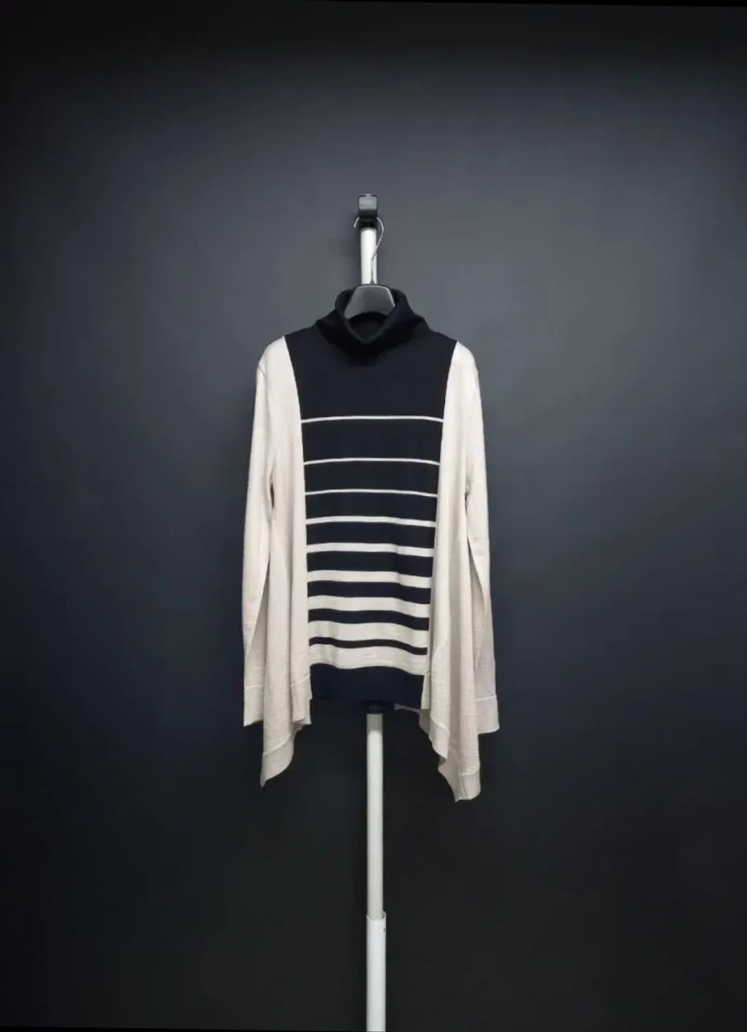 쏠레지아 춘추동 하이넥 광폭 롱 니트 블라우스 66 상품이미지1