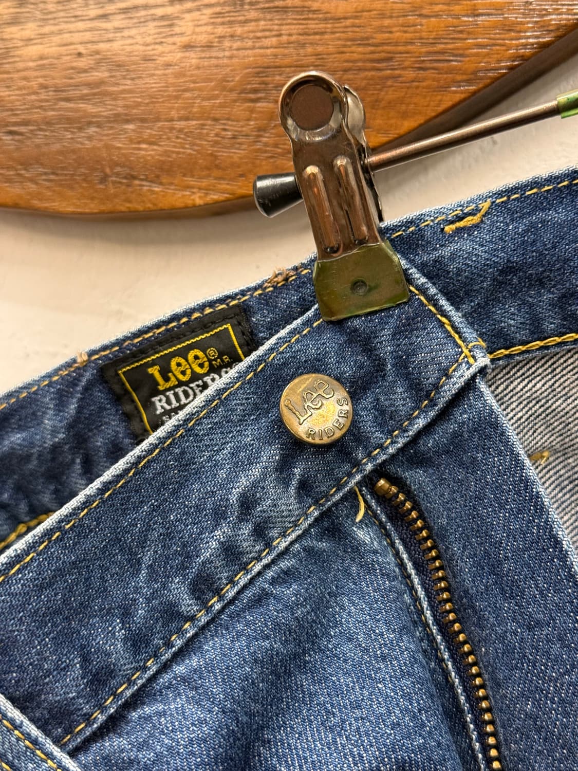 Japan Lee RIDERS Loose Straight Denim Pa 상품이미지6