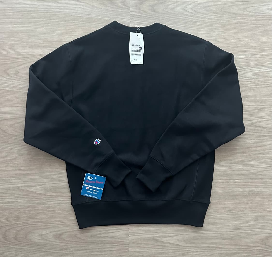 챔피온 리버스위브 블랙 M사이즈 상품이미지2