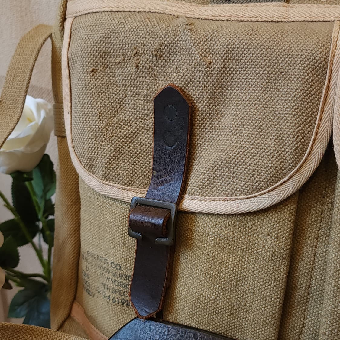 더블알엘 메신져백 햄프 캔버스 밀리터리 브리프케이스 usa 메이드 상품이미지9