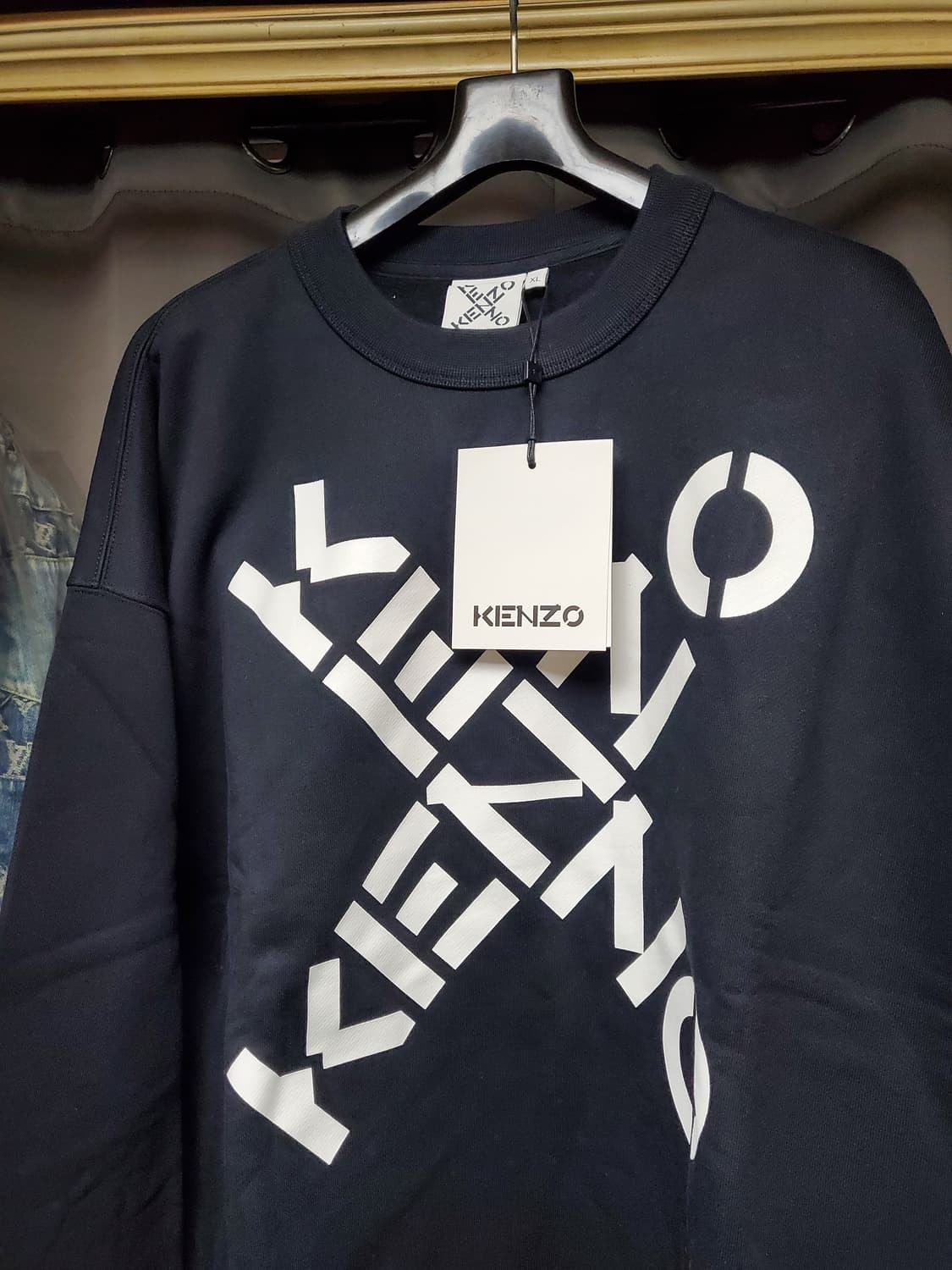 공용 겐조 빅 크로스로고 맨투맨 상품이미지1