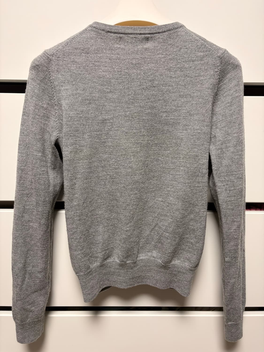 BEAMS BOY 빔즈보이 그레이 라운드넥 가디건 상품이미지6