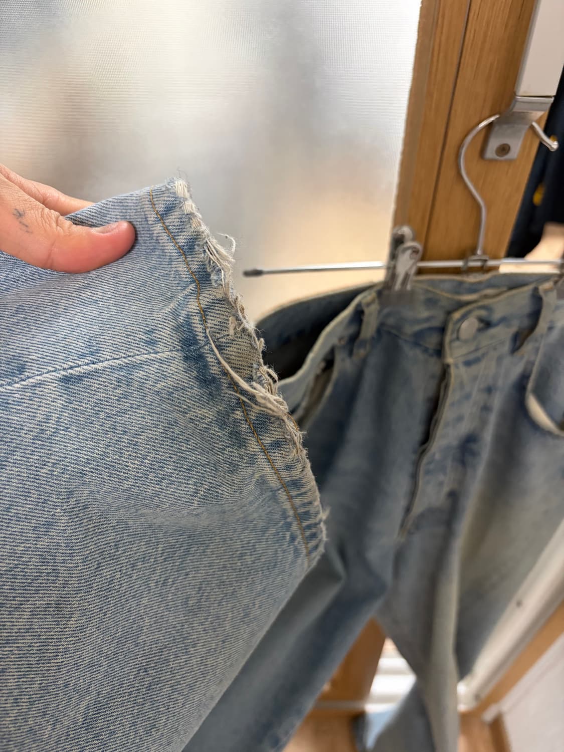 sunflower wide twisted denim 31/32 상품이미지3