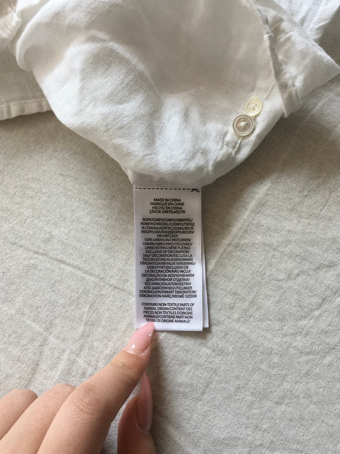 폴로 랄프로렌 자수로고 셔츠 상품이미지5