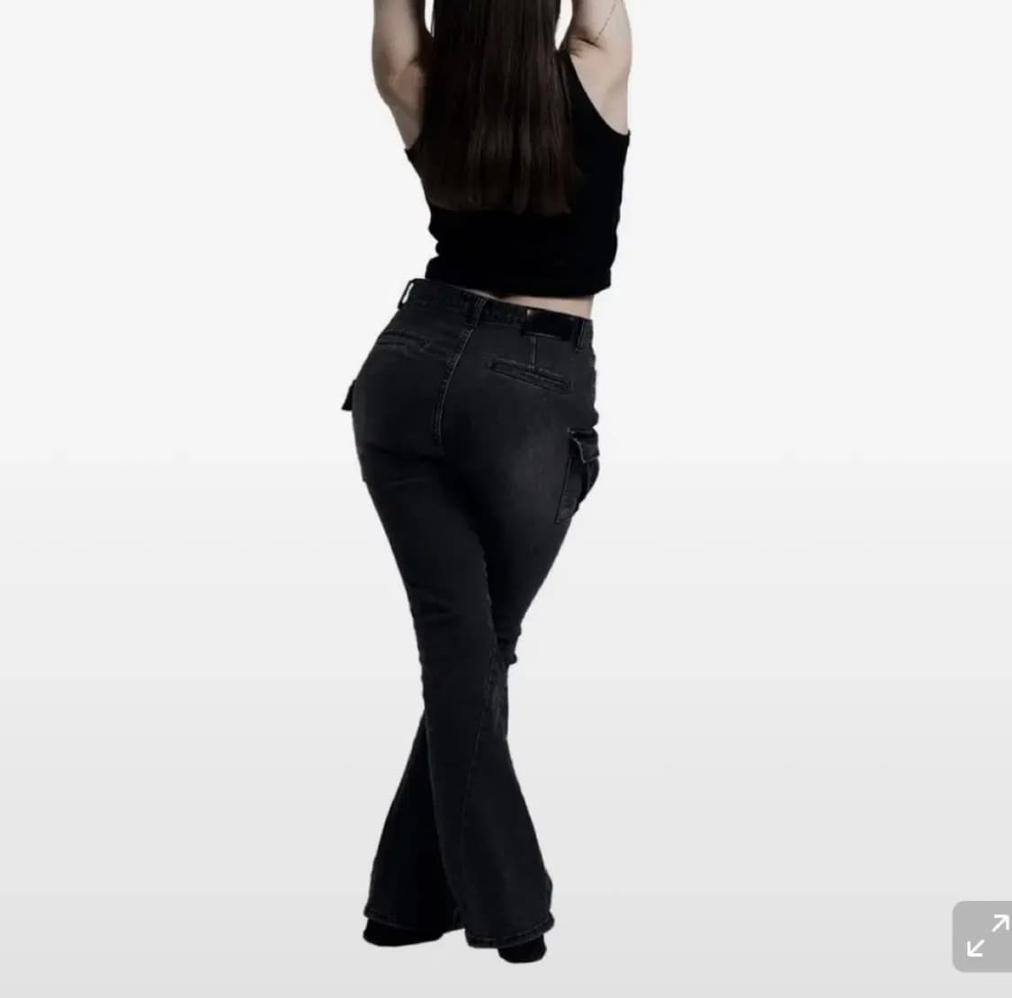 오도어 다크 카고 부츠컷 데님 상품이미지3