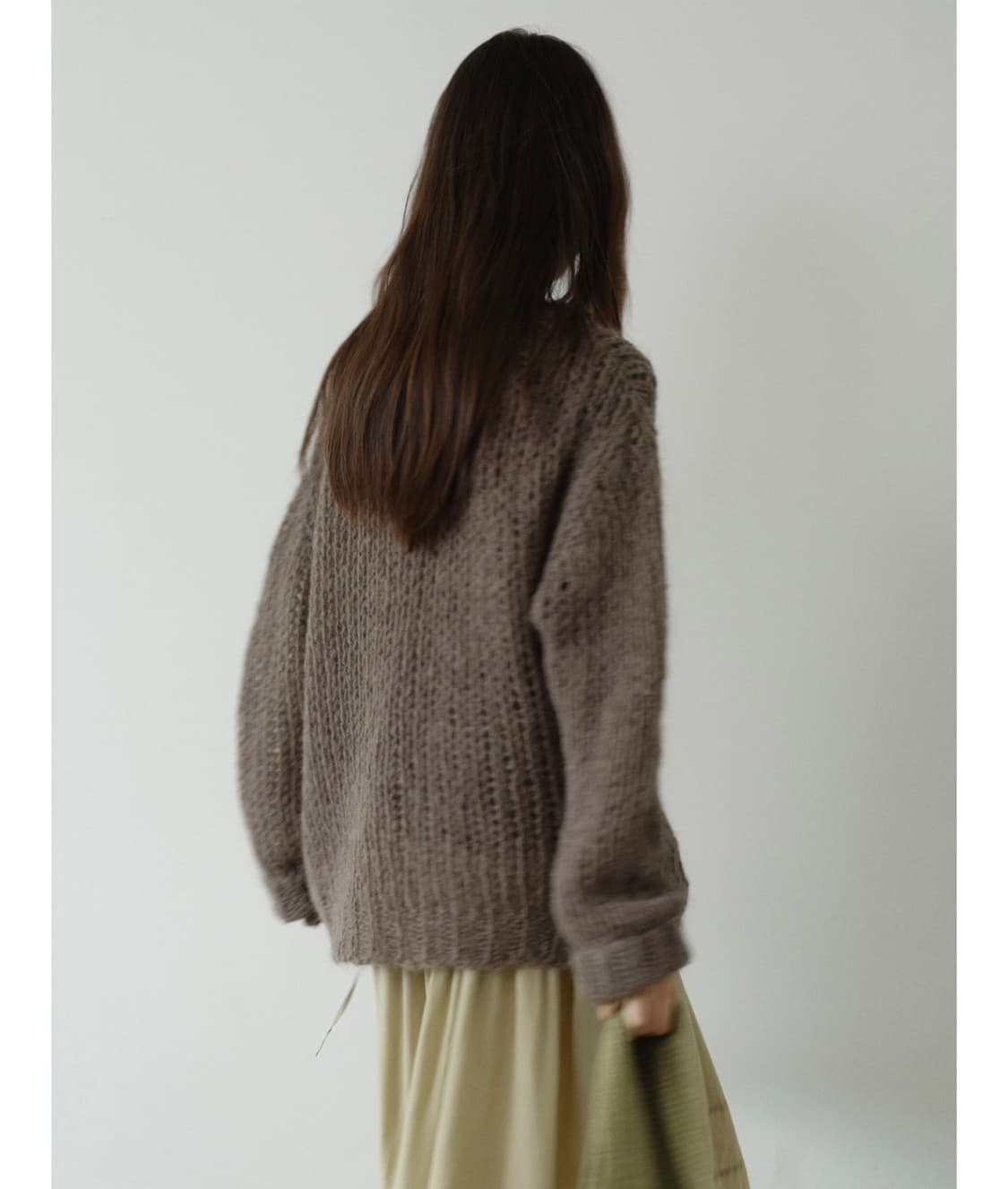 아유서울 네트 시스루 모헤어 알파카 니트 상품이미지8