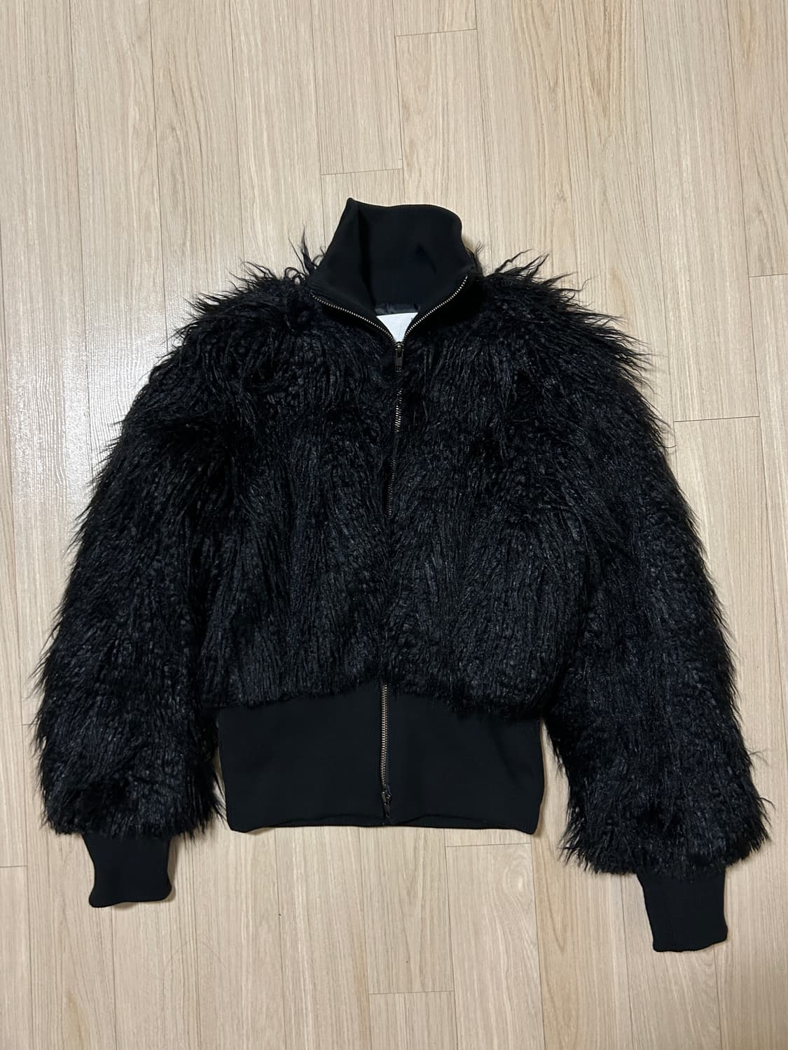 보헴서 HIGH NECK FUR ZIP UP JACKET 상품이미지2
