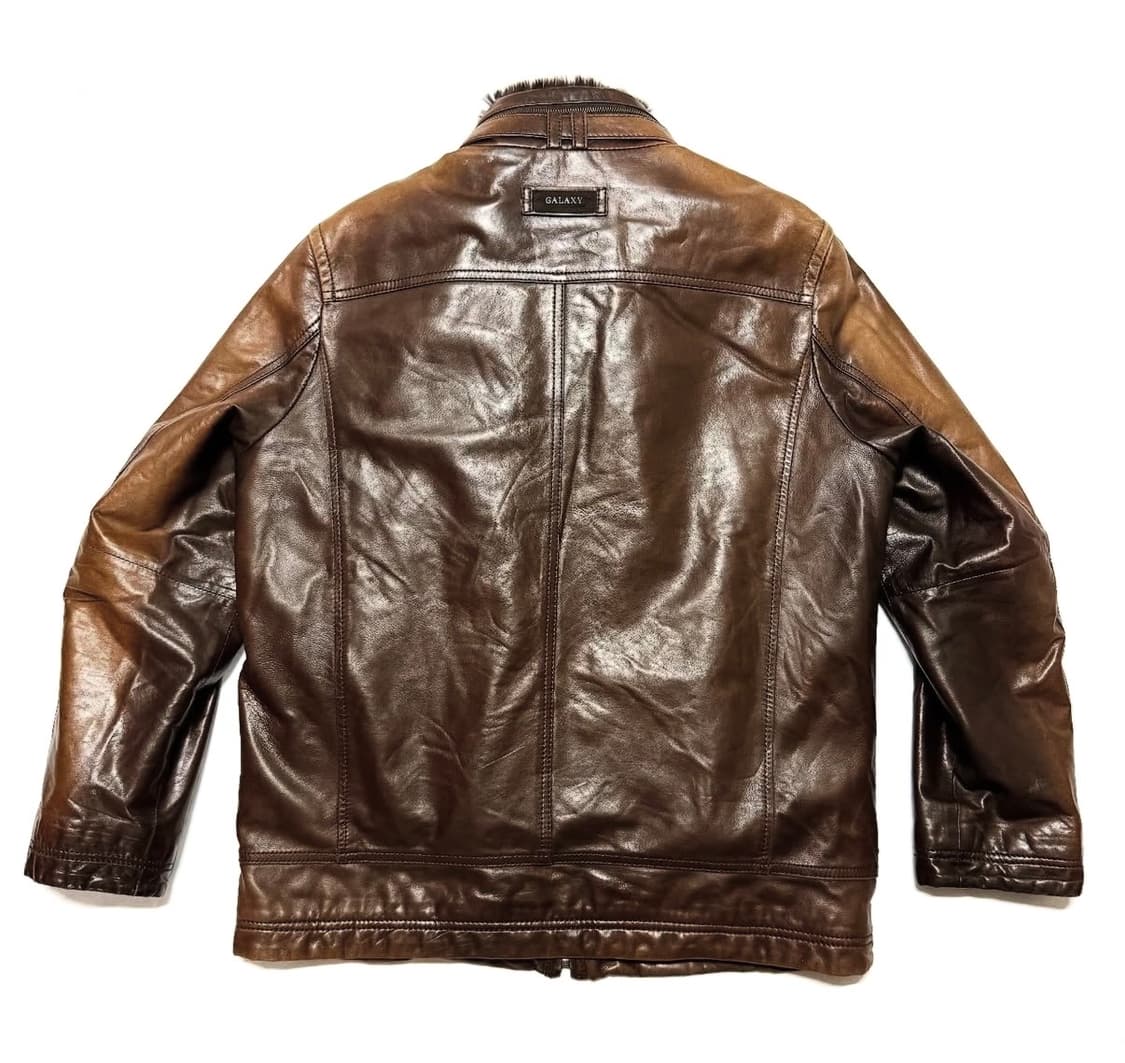 갤럭시 제일모직 - 리얼 퍼 레더 자켓 상품이미지6