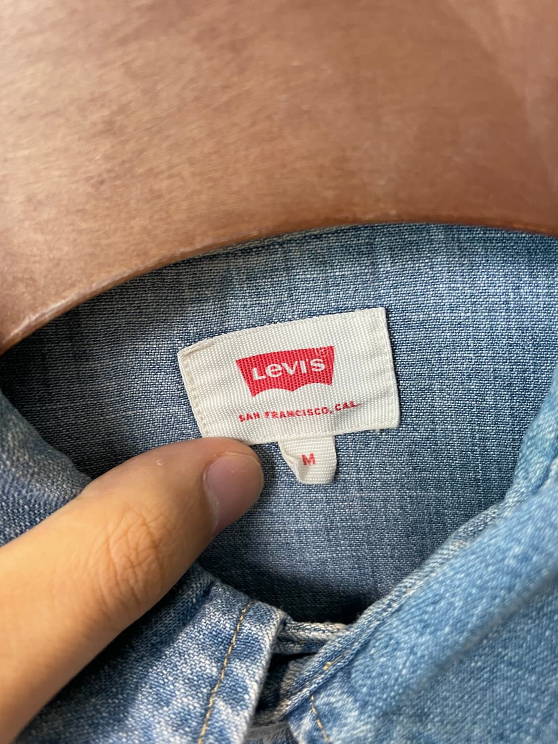 (M) Levis 리바이스 웨스턴 데님 셔츠 상품이미지5